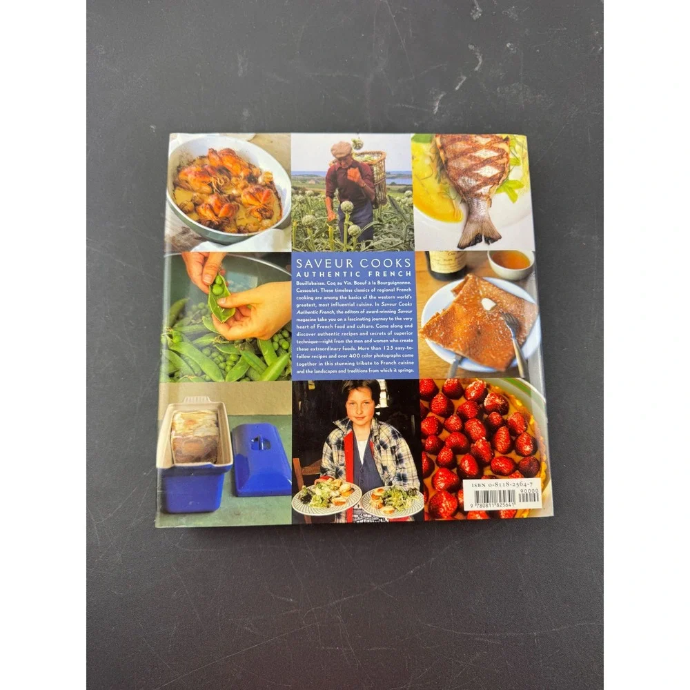 Saveur Cooks Authentic French Cookbook Hardcover 1999 Chronicle Books 125 Recipe